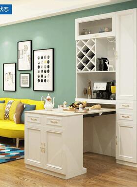 功能折叠柜桌五金配件下柜翻伸缩台吧台柜隐酒台45070五金推藏拉