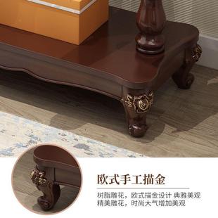 落卧室衣架TVF轻奢家用地客厅衣帽架房间架豪华欧服式实木衣子挂