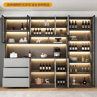 现代柜简约轻奢客置物收厅纳柜ORE酒家用茶水储柜餐边柜靠墙一体