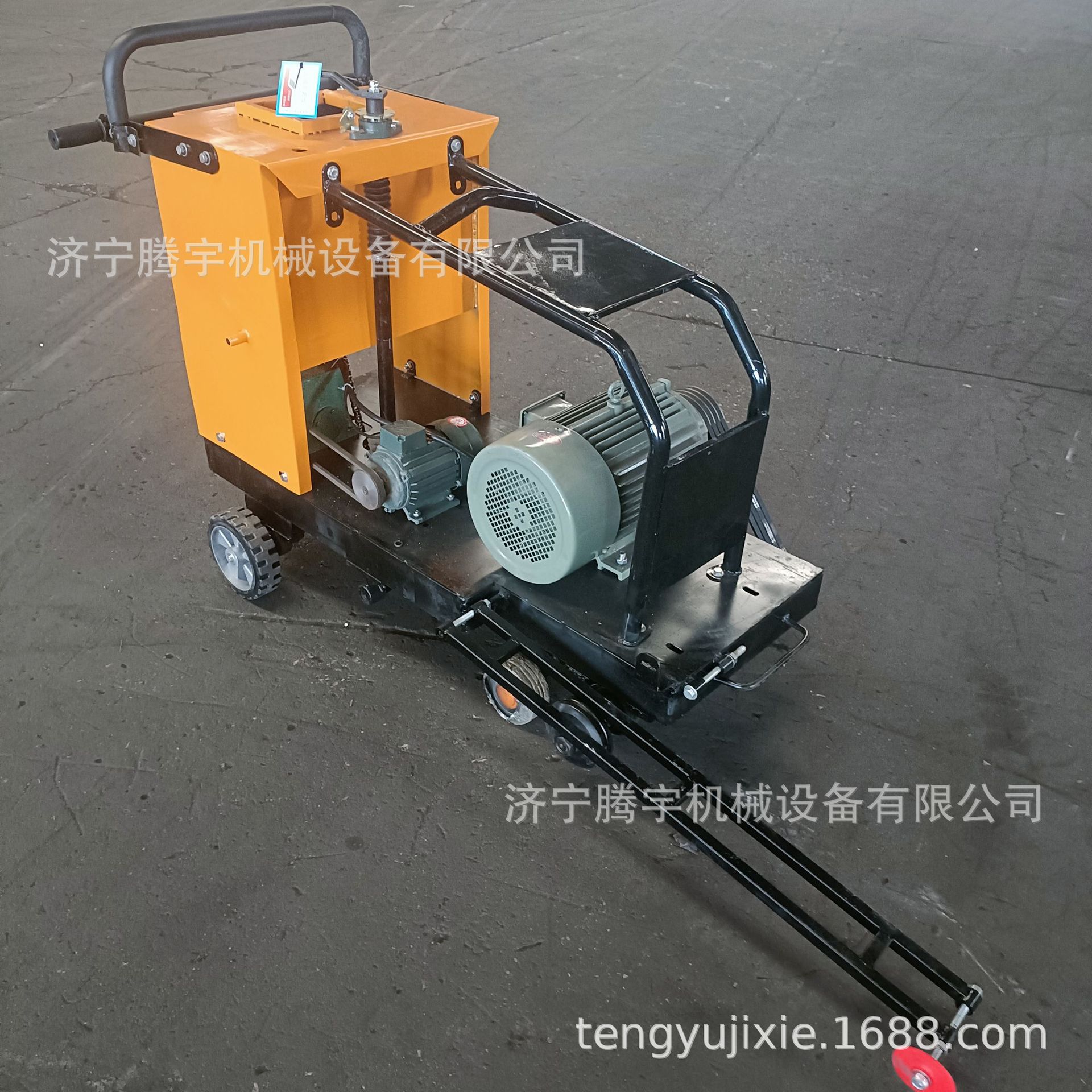 机场用手推电动倒R角混凝土路面