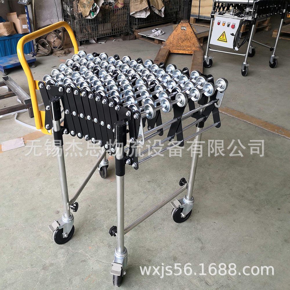 厂家直销滚轮伸缩输送机