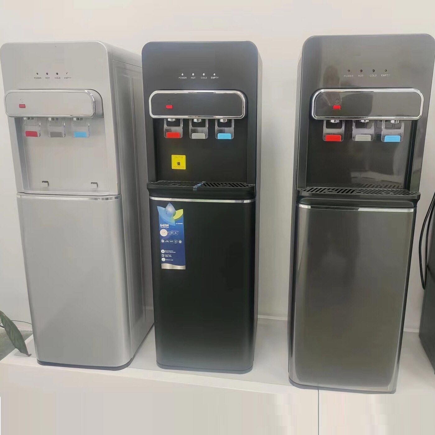 下置桶压缩机饮水机下置水桶冷热冰三温家用办公室立式饮水机跨境