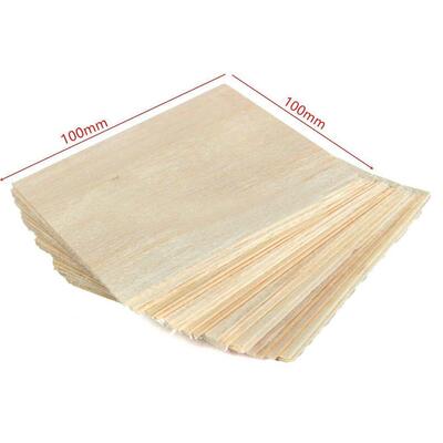 20pcs/set Balsa Wood Sheets Wooden Plate Model For DIY House