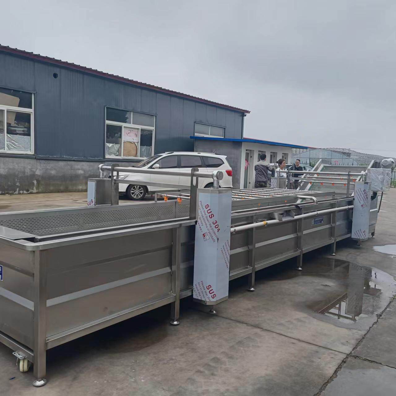 洗菜机商用全自动果蔬气泡清洗机大型食堂净菜肉类清洗浸泡解冻池