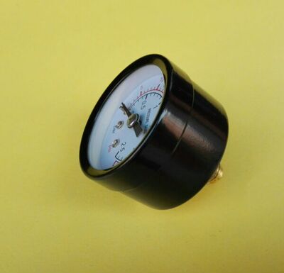 0-35psi 0-2.5bar 0.25mpa 40mm 轴向压力表 气压表 水压表 ZG1/8