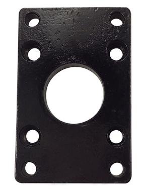 SI/SE/QGB/DNC气缸附件 方形法兰板FA SC32-250缸径安装板固定