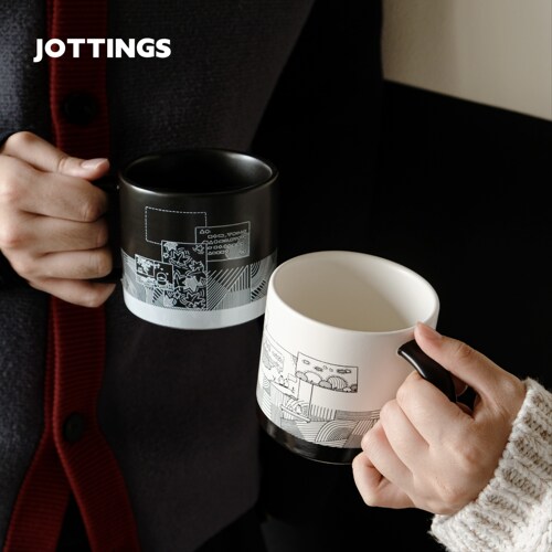 拾杂原创陶瓷马克杯情侣咖啡水杯