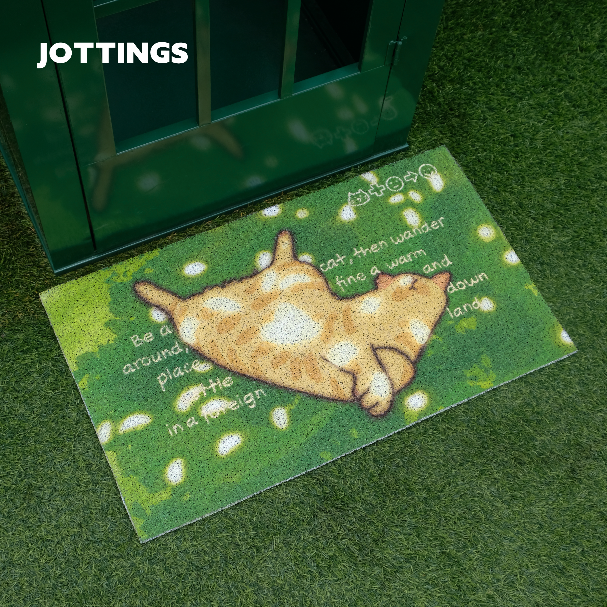 拾杂原创「做一只猫」入户门口地垫可爱丝圈地垫防滑脚垫地毯创意,居家布艺,入户地垫,淘宝优惠券,粉丝福利购,淘宝优惠卷