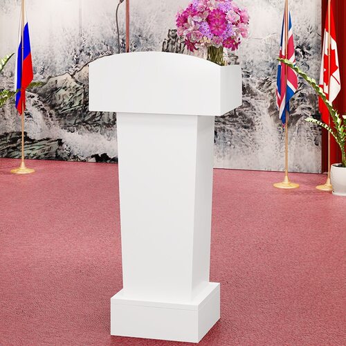 演讲台迎宾台接待台发言台咨客台讲台桌简约现代会议室教室讲台桌
