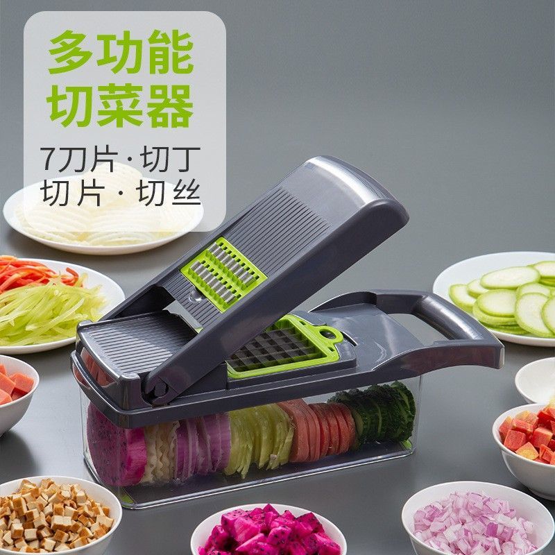 多功能切菜神器家用切丝器厨房切片器土豆丝刨丝器擦丝器切丁神器