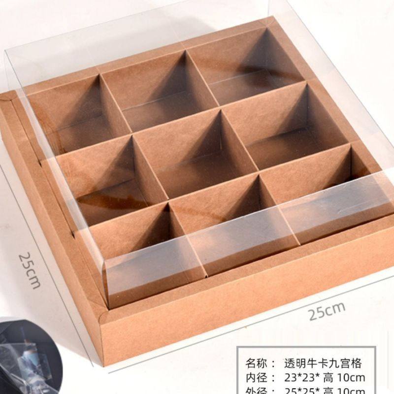 四六九宫格水果包装盒果切盒野餐拼盘打包盒宫格分格盒子一次性
