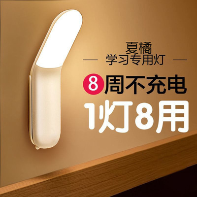 学习护眼台灯小夜灯宿舍大学生磁吸式酷毙灯床头灯耐用超长续航