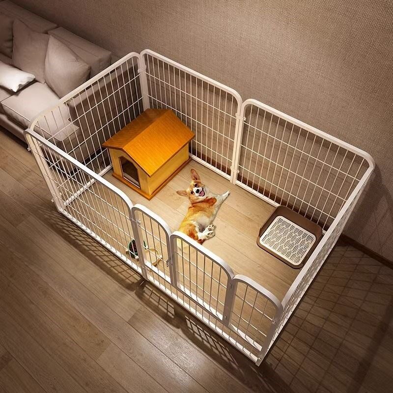 狗狗宠物围栏室内狗笼子中小型犬泰迪柯基隔离门护栏栅栏专用舟泽