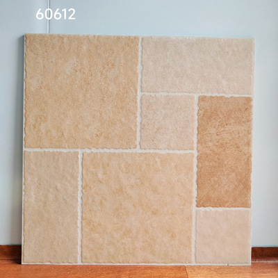 ?莱姆石仿古砖600X600配套800x800地砖庭院花园阳台民宿商铺防滑