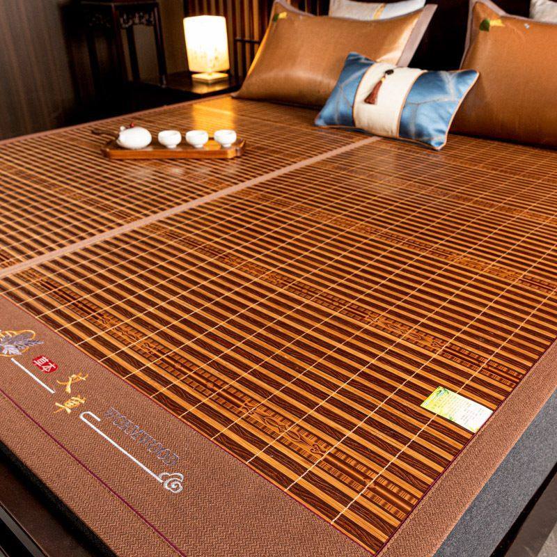 夏天碳化家用竹席子可折叠宿舍凉席双面藤席家用艾冰藤全竹席子,床上用品,竹席,淘宝优惠券,粉丝福利购,淘宝优惠卷