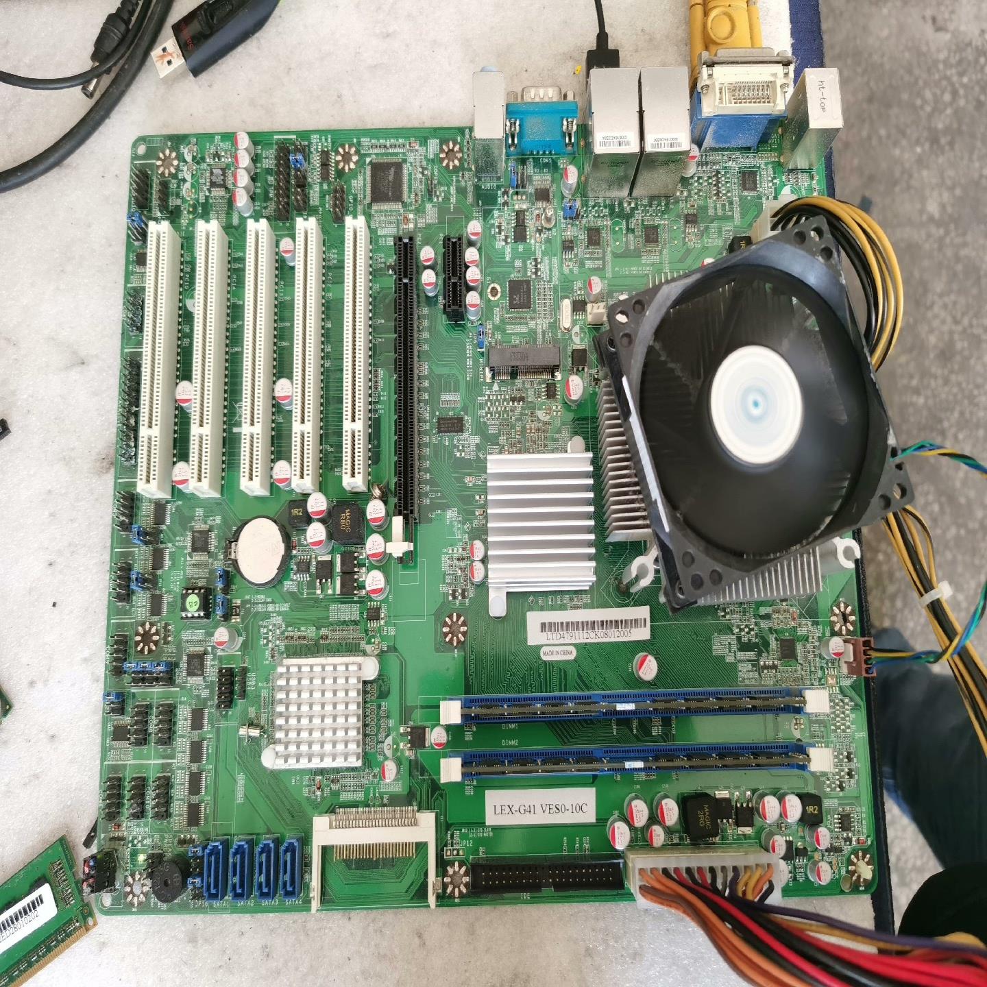 (询价)LEX-G41 VES0-10C带CPU工控机主板