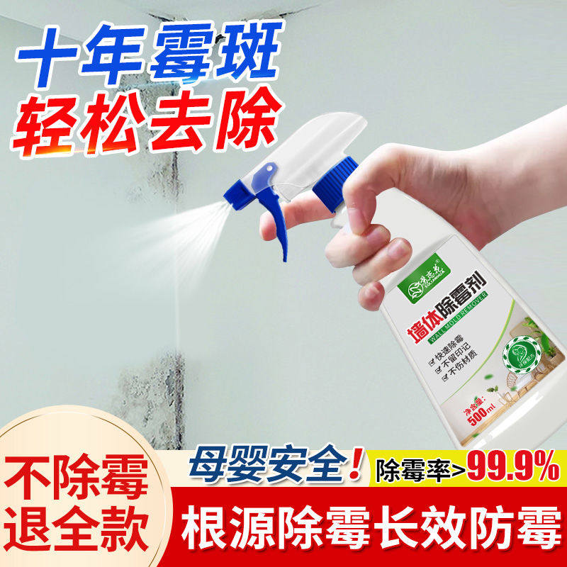 墙体除霉剂去霉斑霉菌清洁清除白墙壁发霉防霉喷雾清洁剂啫喱家用