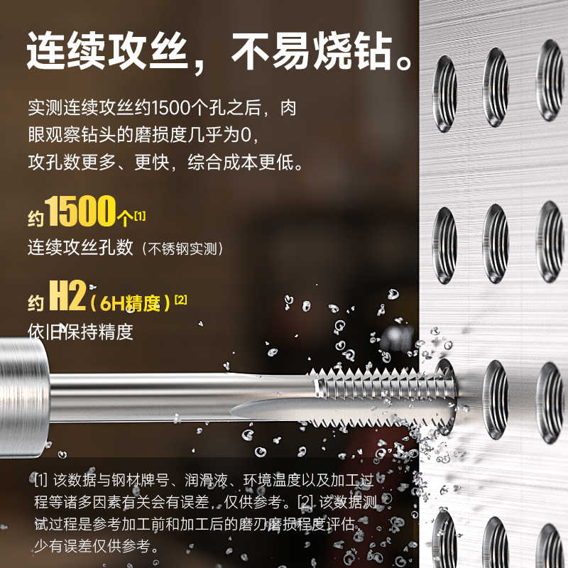 NOIT丝锥 NOIT机用丝攻 底锥 头锥 H1 H3 5H 7H 6G 加大 加丝镀前