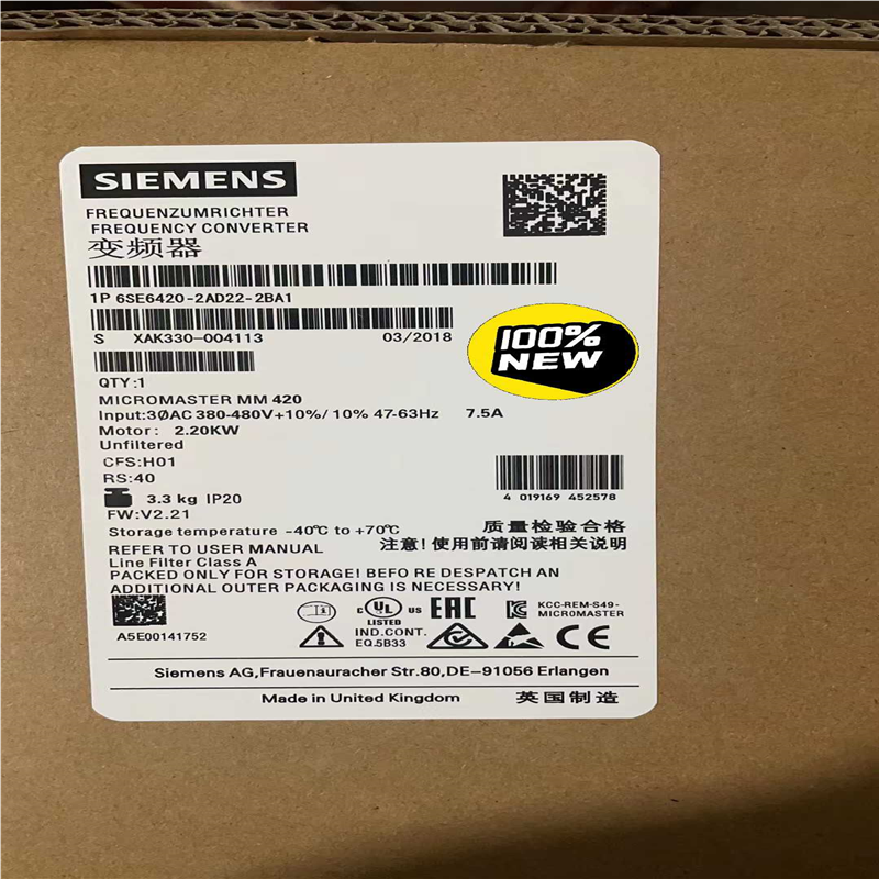 6SE6420-2AD22-2BA1MM420变频~询价