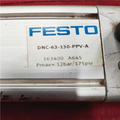 议~费斯托气缸！FESTO163400。成色如图，功能正常。