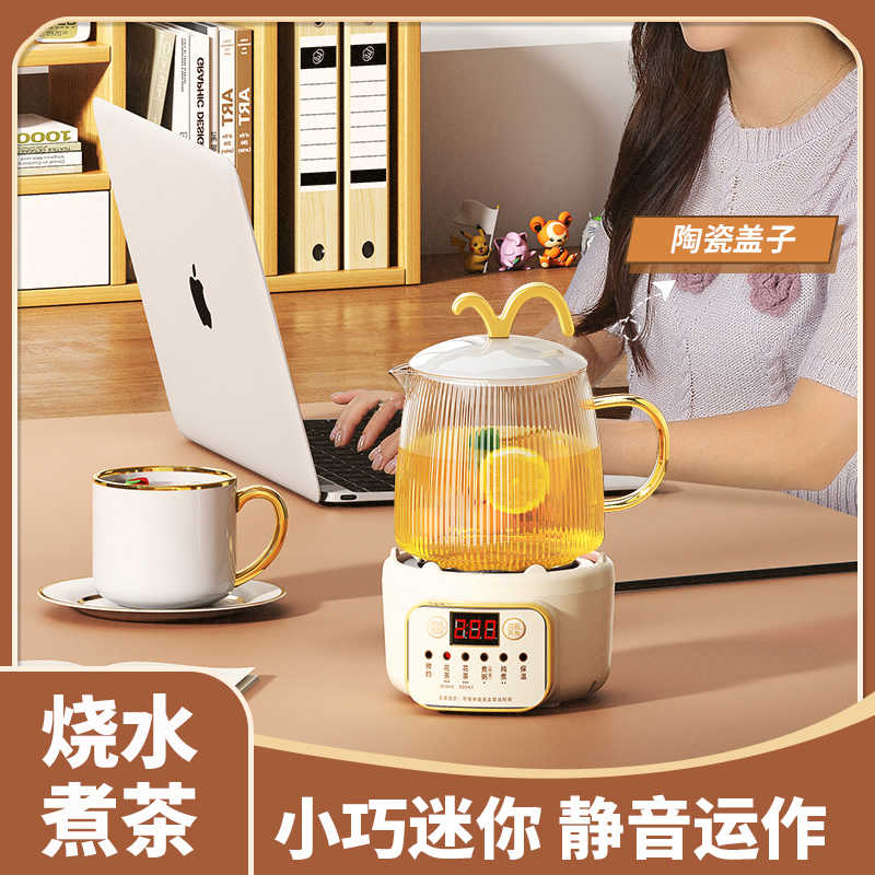 艾苏恩养生壶小型办公室煮茶壶迷你煮茶器mini养生杯多功能一人用