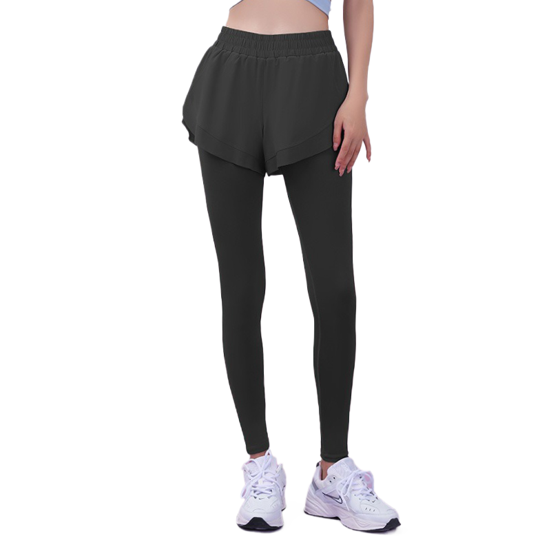 LULU打底裤假两件带口袋春秋季新款瑜伽长裤女速干健身跑步紧身裤,运动/瑜伽/健身/球迷用品,瑜伽长裤,淘宝优惠券,粉丝福利购,淘宝优惠卷