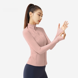 LULU修身 显瘦运动外套女春夏瑜伽健身夹克瑜伽服上衣