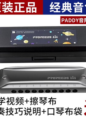 ProReeds十孔口琴10孔布鲁斯初学成人蓝网BM Boogieman园园同款