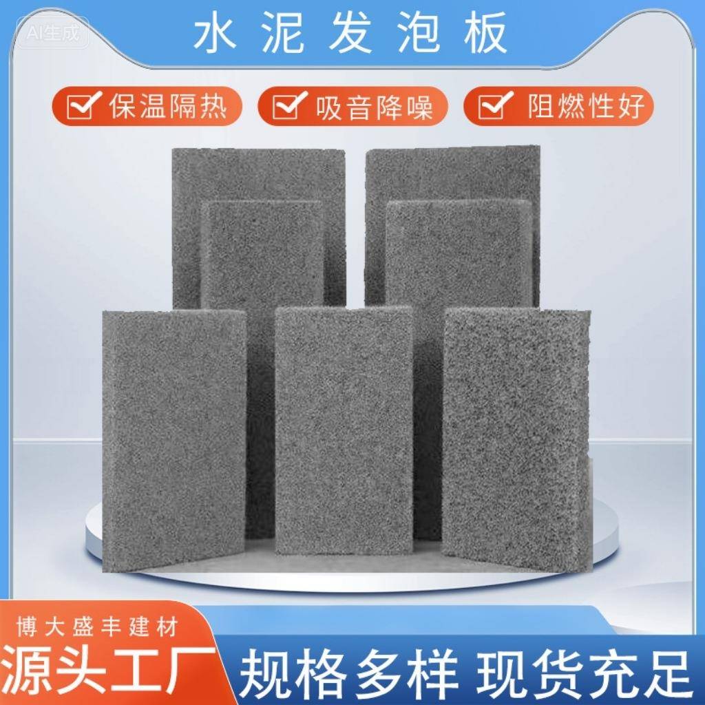 水泥发泡板保温隔热高硬度外墙阻火隔音防火级