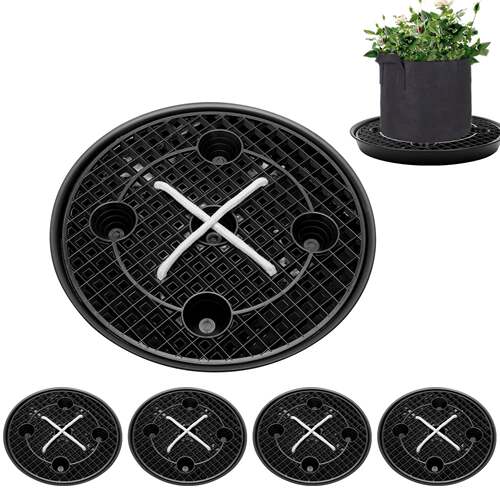 自浇水植物托盘园艺自动灌溉底座Self-WateringFabricPotBase