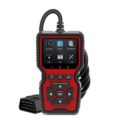 外贸热销V519OBD2Scanner彩屏10种语言彩屏汽车故障诊断仪obd2