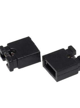 开口闭口跳线帽短路帽间距2.54MM黑黄蓝红色白绿彩色全齐环保