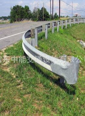 高速公路防撞护栏板乡村道路绿色喷塑波形波形护栏两波三波护栏