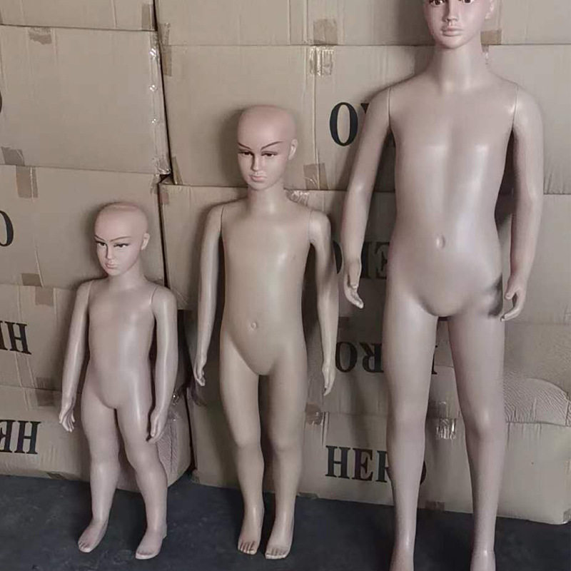 大量批发儿童模特服装店道具童装展示模特全身塑料男童彩妆假人