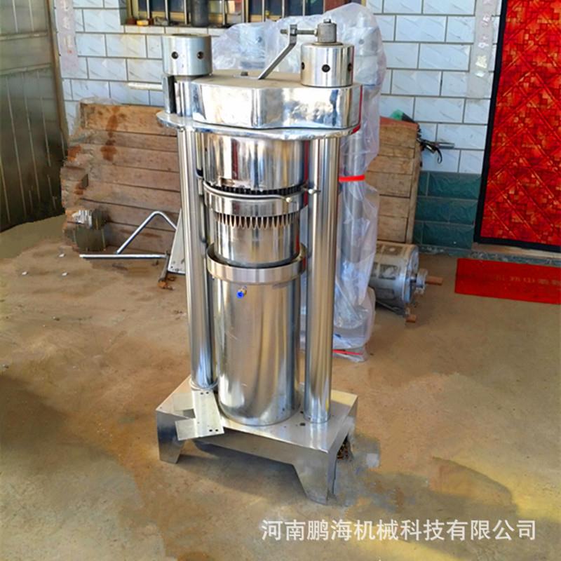 全自动核桃液压榨油机韩式液压芝麻香油机出口型大豆油压榨机