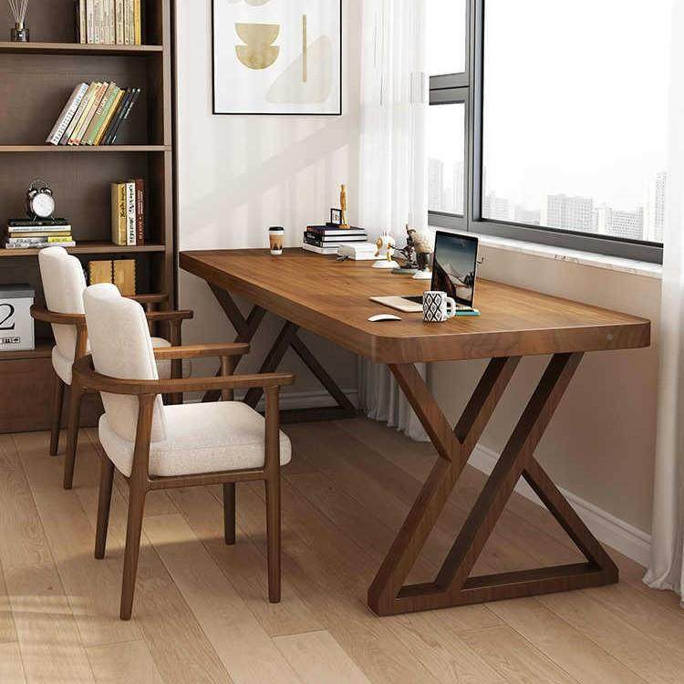 全实木桌长条书家用靠窄桌人学双习421桌写字工墙作台式办公电脑,住宅家具,书桌,淘宝优惠券,粉丝福利购,淘宝优惠卷