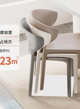 料椅餐椅家用加厚塑靠N758N57背凳网子红现代简约书桌椅黑色商子