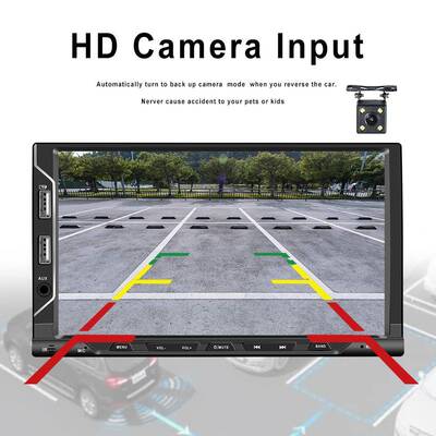 7寸安卓14511双腚按键/中控车载有无线仪aCrplay导航汽车中控一体