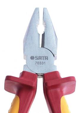 世达（SATA） VDE绝缘耐压钢丝钳6寸 70331