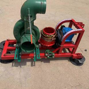 车单缸冷柴油机8寸抽水泵吸移动拖混流泵18水242.5千瓦电机自水泵