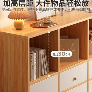 书柜置物柜厅家用柜落地书纳G669架客多层格子简易靠墙收柜学生储