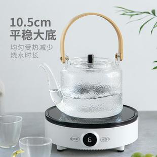 茶具耐热FS726006玻煮茶壶璃电陶烧水壶锤明火炉加热耐高温提纹梁