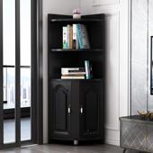 转角子墙角柜现代简约柜拐角边角三角604形收纳柜客厅卧室角落物