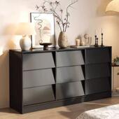 复抽古斗柜柜卧室意储物柜床尾柜客厅收纳柜创屉柜木九实斗见详情