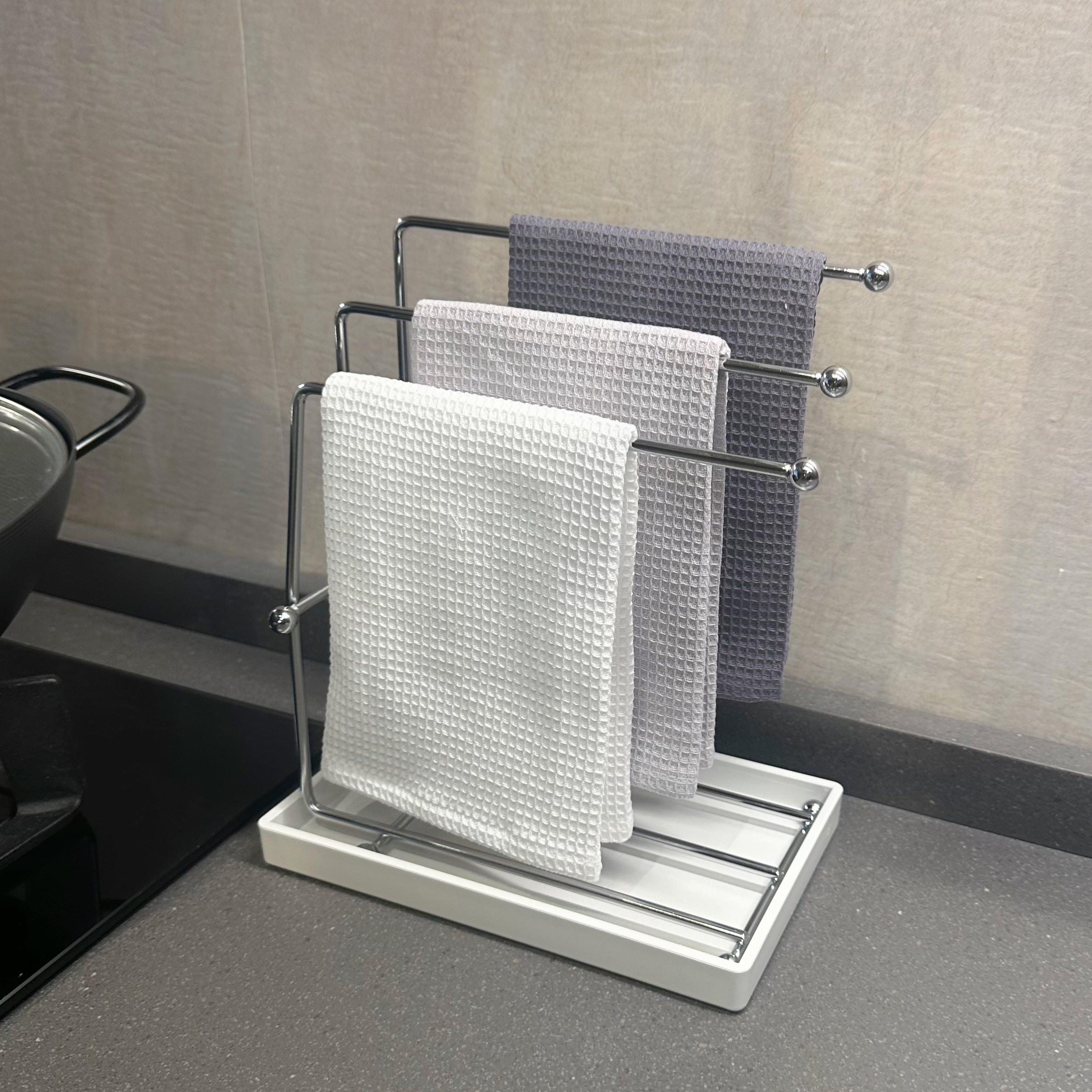 厨房抹布收纳沥水架洗碗巾架多功能洗手台洗脸巾置物收纳架不锈钢