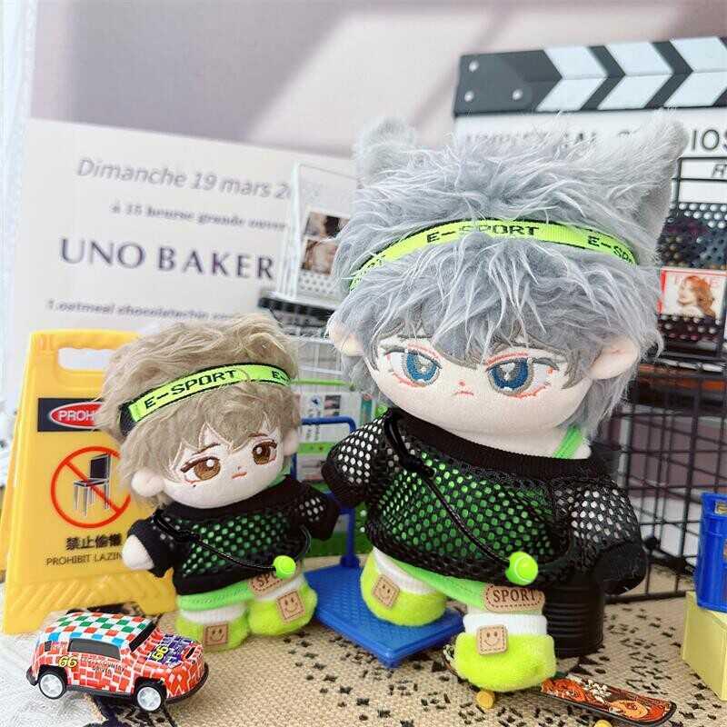 棉花娃娃20cm厘米10cm娃衣15厘米网球少年网眼酷衣服玩偶替换配饰