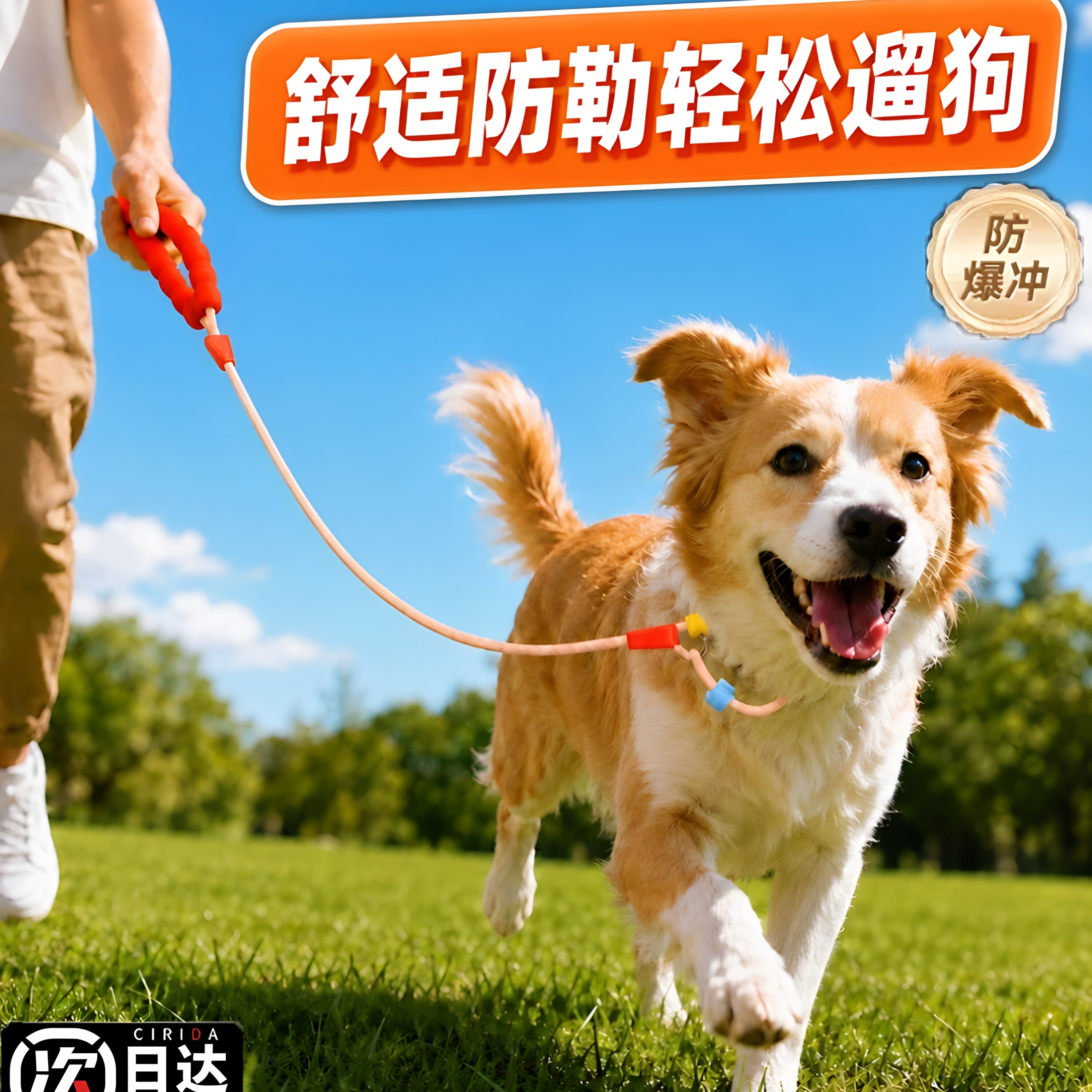 防爆冲遛狗P绳牵引绳大小型犬