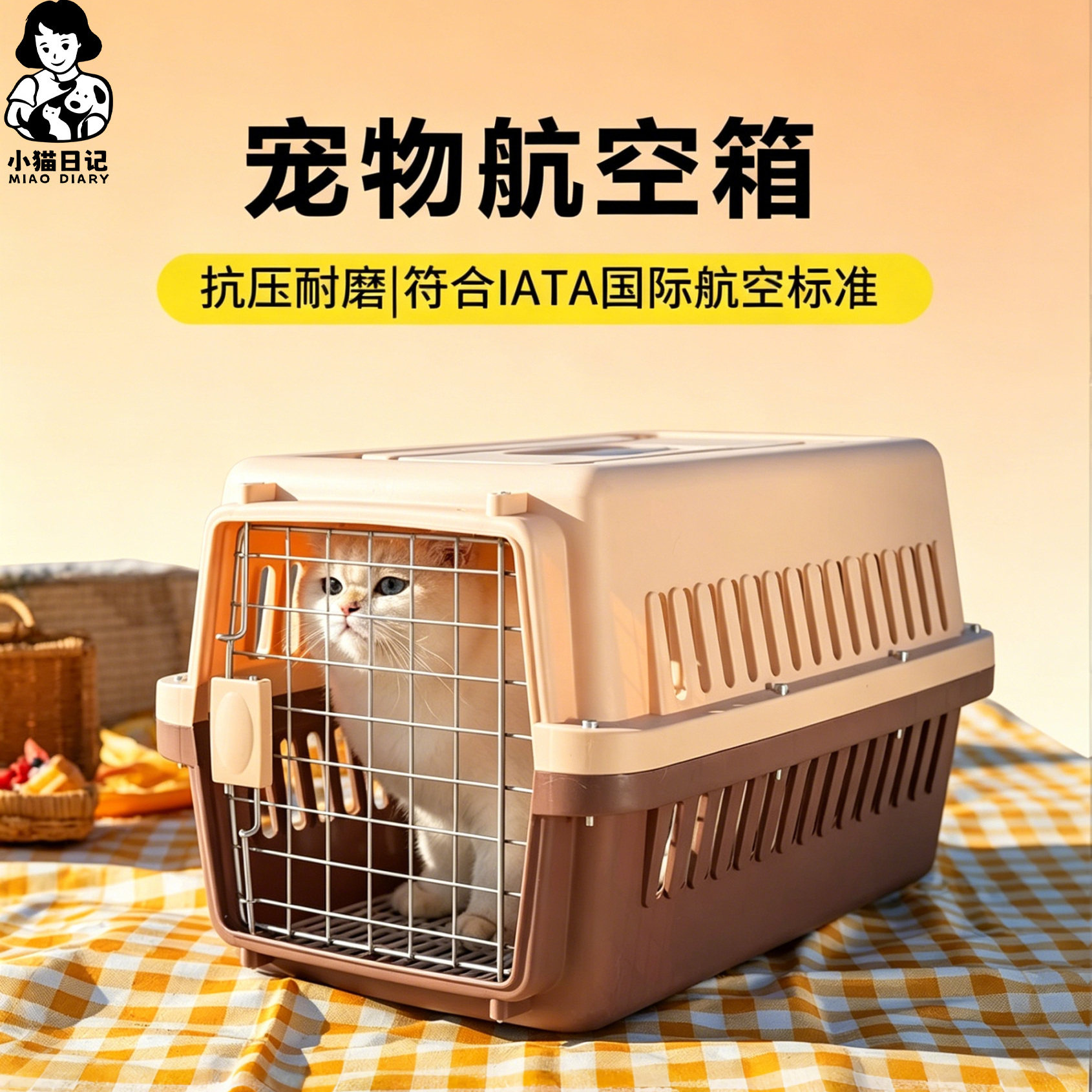 国航专用宠物航空箱猫狗车载
