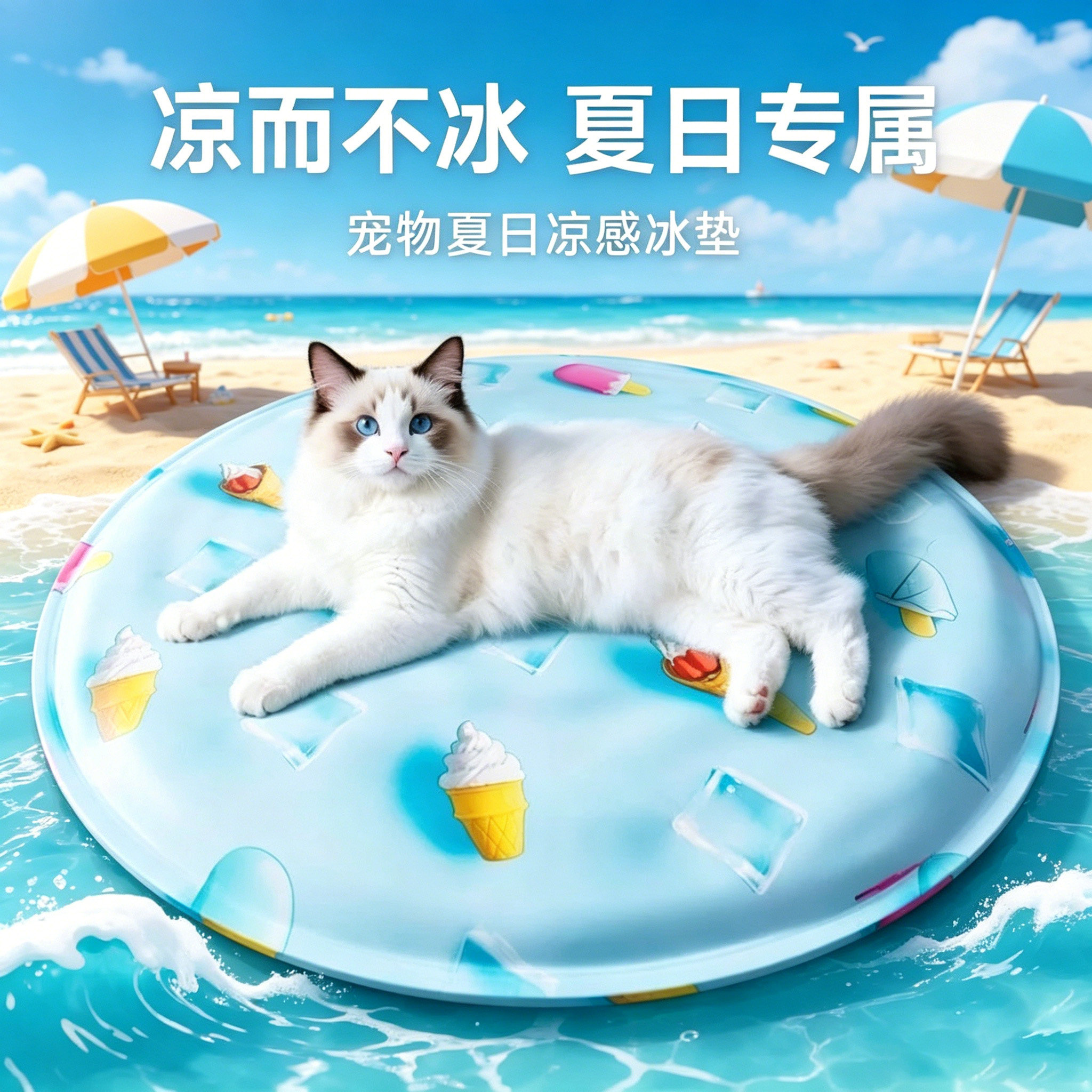 夏季猫狗冰垫降温散热冰窝耐咬