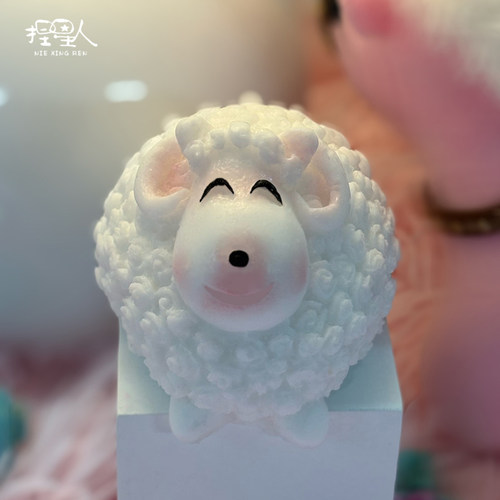 捏星人食品级硅胶捏捏乐裸手玩解压可爱卡通甜美手工玩具默认微瑕